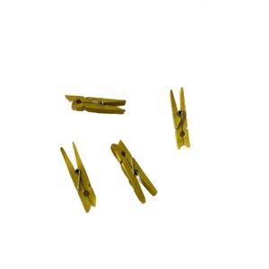 Yellow Small Clothespins